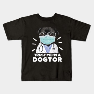 Trust Me I'm a Dogtor Funny Dogtor travel coffee Kids T-Shirt